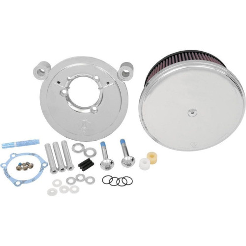 PartzBiz HD: 4406681-Arlen Ness Chrome Stage II Big Sucker Air Filter w/ Cover Harley EVO 93-99 | 18-790 PartzBiz HD: 4406681-Arlen Ness Chrome Stage II Big Sucker Air Filter w/ Cover Harley EVO 93-99 | 18-790