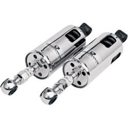 PartzBiz HD PR422-4035C - โช้คอัพโครเมียมแบบมาตรฐานของซีรีส์ Progressive 422 สำหรับ 89-99 Harley Softail | 422-4035C