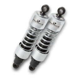 PartzBiz HD PR412-4011C - ระบบกันสะเทือนแบบ Progressive 11.5 Chrome Heavy Duty Shocks Harley XL 79-03 FL 80-05 | 412-4011C
