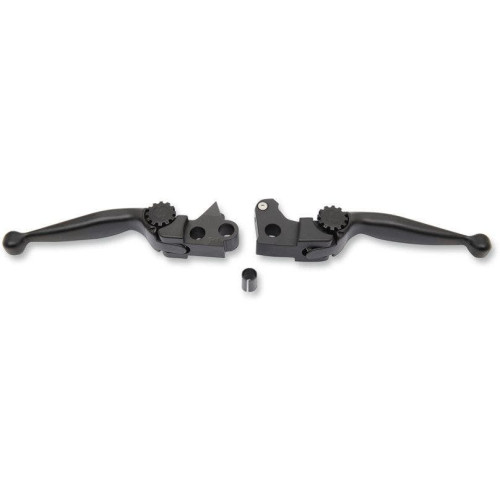 PartzBiz HD: 4406348-PSR 12-00607-22 สีดำ Journey ปรับก้านคลัทช์เบรค 03-16 Harley Davidson FLHT FLHR FXD FXST FLST Dyna softail Freewheeler Electra Glide Road King Tri Glide CUSTOM Chopper รถจักรยานยนต์จักรยานเปลี่ยนอัพเกรด 0610-2031