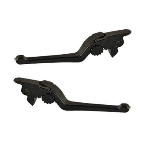 PartzBiz HD: 4406342-PSR 12-00666-20 Chrome Anthem Adjustable Lever Set Pair Harley Touring 21-Up