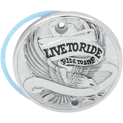 PartzBiz HD: 4406280-ฝาครอบ Chrome Live to Ride 2 Hole Points สำหรับ Harley Sportster XL 86-03 | 0940-0843