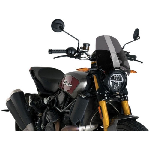PartzBiz HD: 4406282-Puig 3834F New Generation Dark Smoke 13" Windscreen Indian FTR 1200 19-20 PartzBiz HD: 4406282-Puig 3834F New Generation Dark Smoke 13" Windscreen Indian FTR 1200 19-20