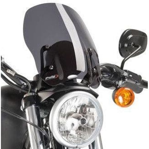 PartzBiz HD: 4406243-Puig 9283F Dark Smoke New Generation Naked Windscreen Harley Sportster XL 04-17 sporty iron 883 1200 nightster roadster replacement upgrade wind flyscreen PartzBiz HD: 4406243-Puig 9283F Dark Smoke New Generation Naked Windscreen Harley Sportster XL 04-17 sporty iron 883 1200 nightster roadster replacement upgrade wind flyscreen