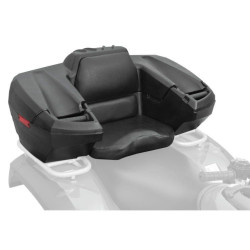 PartzBiz HD TR156711 - Quadboss QBF-R/S4 Rest-n-Store Rear Trunk w/ Seat ATV Universal Quad polaris Kawasaki yamaha suzuki cargo luggage camping hunting supplies carrier