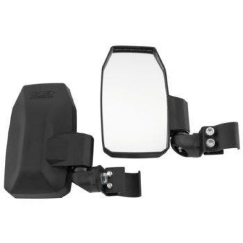 PartzBiz HD: 4406257-Quadboss 18061T Black Side View Mirrors Polaris Pro Fit 570082