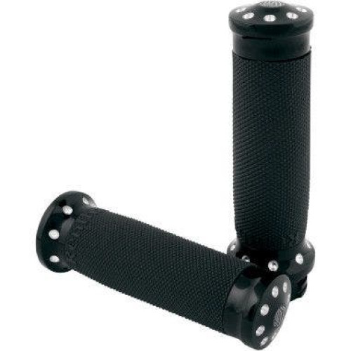PartzBiz HD: 4404876-Roland Sands Design RSD Black Contrast Tracker ปลอกแฮนด์ Billet Harley TBW | 0063-2022-บีเอ็ม
