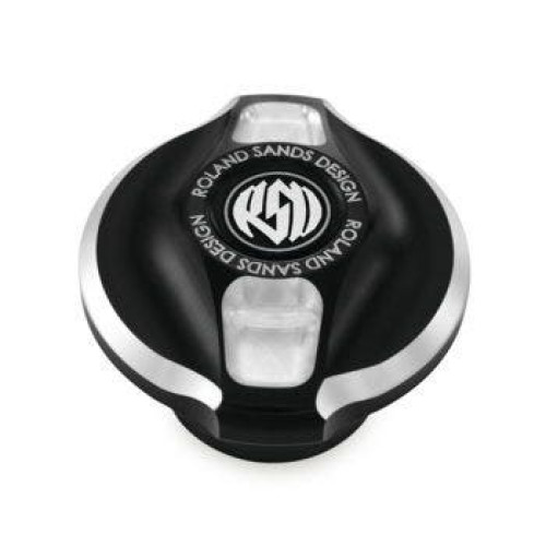 PartzBiz HD: 4404834-Roland Sands Design Gas Fuel Cap Cafe Contrast Harley Big Twin 96-20