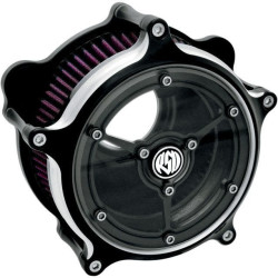 PartzBiz HD PM0206-2061-BM - Roland Sands Design RSD Black Contrast Cut Clarity Air Cleaner Harley 91-16 XL | 0206-2061-BM