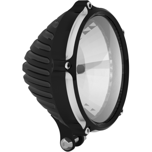 PartzBiz HD: 4404823-Roland Sands Nostalgia  Contrast Cut 5 3/4" Headlight Assembly For Harley-Davidson | 0207-2007-BM | Eastern Performance Cycles