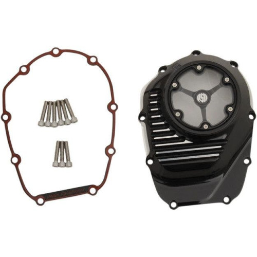 PartzBiz HD: 4404833-Roland Sands RSD Black Contrast Cut Clarity Cam Cover Harley Milwaukee 8 M8 | 0177-2065-BM