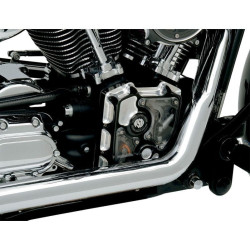PartzBiz HD PM0177-2003-BM - Roland Sands RSD Black Contrast Cut Clarity Cam Timing Covers Harley 01-15 Non FL | 0177-2003-BM