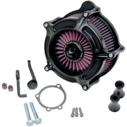 PartzBiz HD PM0206-2038-B - Roland Sands RSD Black Turbine Stage1 Air Cleaner Harley 08-17 TBW Twin Cam | 0206-2038-B PartzBiz HD PM0206-2038-B - Roland Sands RSD Black Turbine Stage1 Air Cleaner Harley 08-17 TBW Twin Cam | 0206-2038-B
