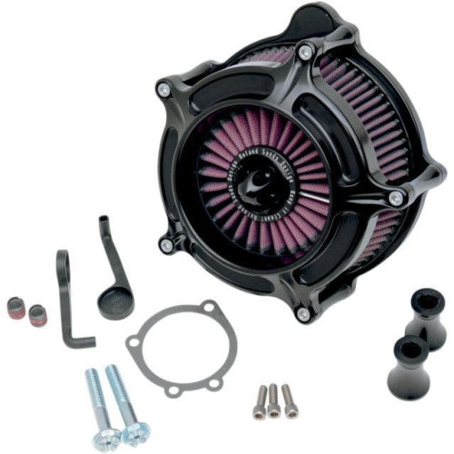 PartzBiz HD: 4404783-Roland Sands RSD Black Turbine Stage1 Air Cleaner Harley 08-17 TBW Twin Cam | 0206-2038-B PartzBiz HD: 4404783-Roland Sands RSD Black Turbine Stage1 Air Cleaner Harley 08-17 TBW Twin Cam | 0206-2038-B