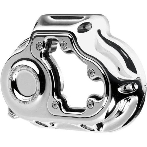 PartzBiz HD: 4404757-Roland Sands RSD Chrome Clarity ฝาครอบคลัตช์ไฮดรอลิก Harley FLH Milwaukee 8 M8 | 0177-2066-ช