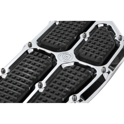 PartzBiz HD: 4404766-Roland Sands RSD Chrome Traction Driver Front Floorboards Harley FL 84-17 | 0036-1011-CH PartzBiz HD: 4404766-Roland Sands RSD Chrome Traction Driver Front Floorboards Harley FL 84-17 | 0036-1011-CH