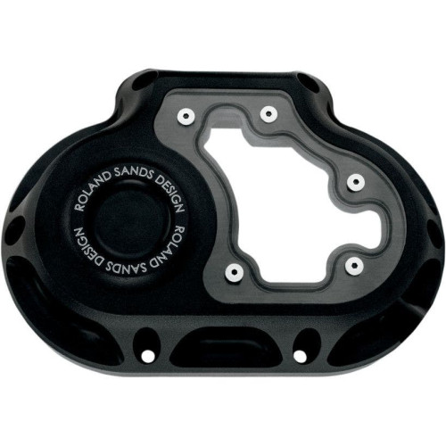 PartzBiz HD: 4404730-Roland Sands RSD Clarity Black Ops Hydraulic Clutch Side Cover Harley 6 Speed | 0177-2047-SMB