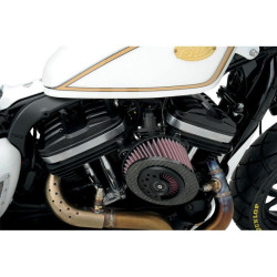 PartzBiz HD PM0177-2023-SMB - Roland Sands RSD Nostalgia Black Ops Rocker Box Covers Harley Sportster XL 04-14 | 0177-2023-SMB