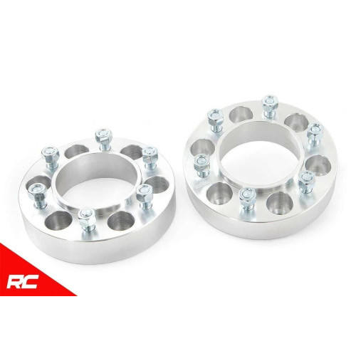 PartzBiz HD: 4404693-Rough Country 10089 1.5" 5x5.5 Wheel Spacers 2005-2019 Toyota Tacoma 4-Runner best new upgrade 2wd 4wd 4x4 offroad rims tires wide stance