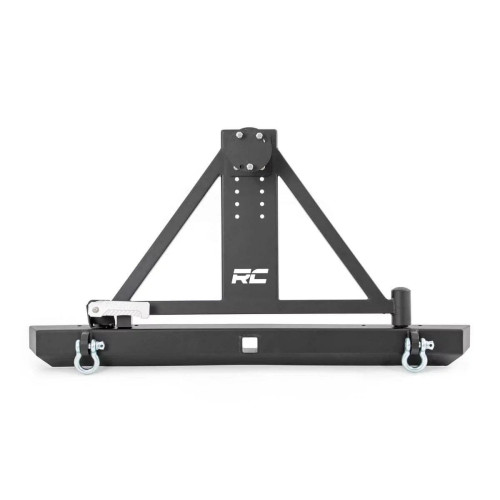 PartzBiz HD: 4404700-หยาบประเทศ 10592A กันชนด้านหลังเต็มรูปแบบ W/ยางสำหรับ 87-06 JEEP Wrangler YJ TJ Heavy Duty อัพเกรด PartzBiz HD: 4404700-หยาบประเทศ 10592A กันชนด้านหลังเต็มรูปแบบ W/ยางสำหรับ 87-06 JEEP Wrangler YJ TJ Heavy Duty อัพเกรด
