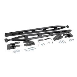 PartzBiz HD RT-11001 - Rough Country 11001 Heavy Duty Rear Traction Ladder Bars 2011-2019 Chevy GMC Silverado Sierra 2500 3500 HD 4WD 4x4 best new Suspension upgrade Lifted  Pickup Replacement Upgrade Axle Strut Arms