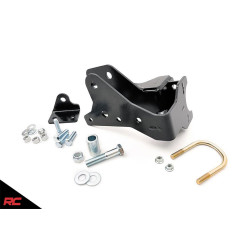 PartzBiz HD RT-1118 - Rough Country 1118 Front Track Bar Bracket for 2007-2018 Jeep Wrangler JK 3-4" Lift Best New Suspension Lift Kit Upgrade Offroad Custom Unlimited Sport Rubicon Moab Sahara 2 4 Door 4x4 4wd 2wd Front Axle