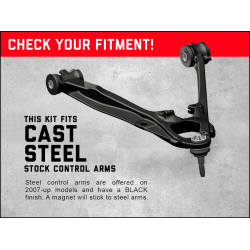 PartzBiz HD RT-22832 - Rough Country 22832 7" Lift Kit 2014-2018 Silverado Sierra 1500 4WD Suspension Double Crew Cab 