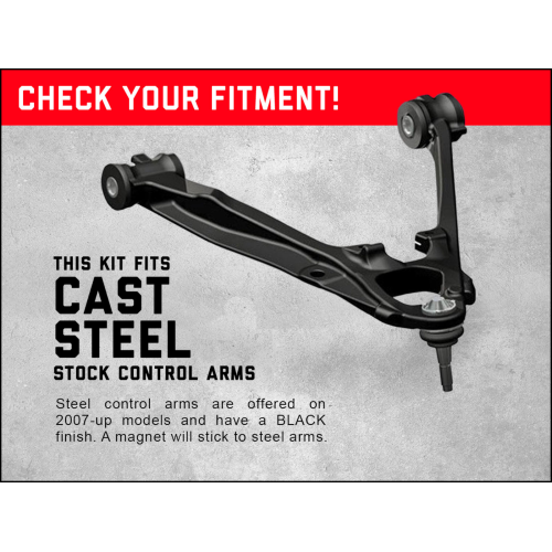 PartzBiz HD: 4404646-Rough Country 22832 7" Lift Kit 2014-2018 Silverado Sierra 1500 4WD Suspension Double Crew Cab 