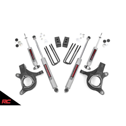 PartzBiz HD: 4404647-Rough Country 232N2 3" Lift Kit w/ N3 Shocks 1999-2006 Silverado Sierra 1500 2WD Chevy GMC Best new suspension upgrade shocks blocks PartzBiz HD: 4404647-Rough Country 232N2 3" Lift Kit w/ N3 Shocks 1999-2006 Silverado Sierra 1500 2WD Chevy GMC Best new suspension upgrade shocks blocks
