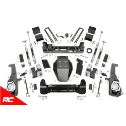 PartzBiz HD RT-253X - Rough Country 253X 7.5" NTD Lift Kit 2011-2019 Chevy GMC 2500 3500 HD 4WD/2WD Silverado Sierra 4x4 rwd best new Suspension upgrade kit 