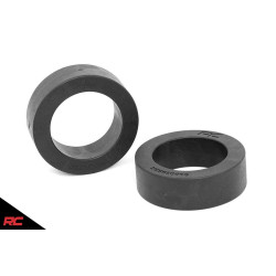 PartzBiz HD RT-35400 - Rough Country 35400 Front 2" Leveling Lift Kit 2019 Dodge Ram 1500 Suspension 4wd 2wd 4x4 rwd Best New Front coil spring spacer Hemi Laramie Big Horn Tradesman SXT Rebel Limited Lone Star Sport offroad NEW
