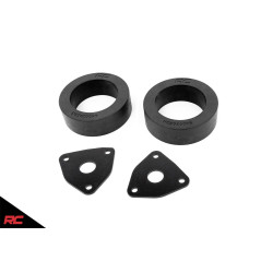 PartzBiz HD RT-363 - Rough Country 363 Front 2.5" Leveling Lift Kit 2012-2018 Dodge RAM 1500 4WD Suspension Strut Spacer Steel Best New Upgrade Limited Long Horn Express Crew Cab Long Short Bed 4x4 Offroad hemi V8 V6 Rebel 