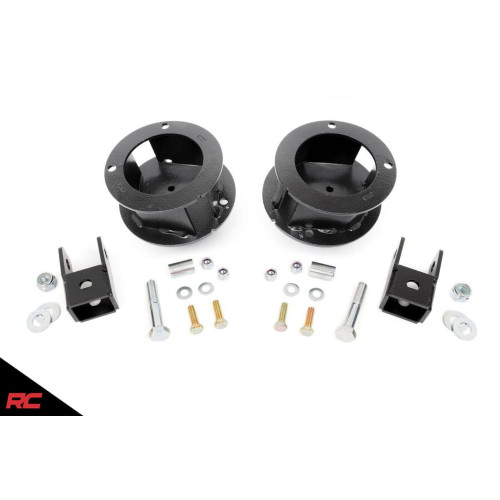 PartzBiz HD: 4404627-Rough Country 377 Front 2.5" Leveling Lift Kit 2014-2019 Dodge Ram 2500 3500 4WD Diesel Hemi Cummins Suspension Best New Upgrade Offroad Spacers