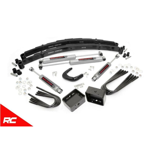 PartzBiz HD: 4404629-Rough Country 4" Lift Kit 1977-1987 4WD Chevy GMC 3/4-Ton Pickup Suburban 150.20 C15 K15 C20 K20 Chevrolet 4x4 Best New Suspension Upgrade Monster Truck Bogger Leaf Springs Shocks Blocks Front Rear Square Body PartzBiz HD: 4404629-Rough Country 4" Lift Kit 1977-1987 4WD Chevy GMC 3/4-Ton Pickup Suburban 150.20 C15 K15 C20 K20 Chevrolet 4x4 Best New Suspension Upgrade Monster Truck Bogger Leaf Springs Shocks Blocks Front Rear Square Body
