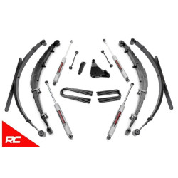 PartzBiz HD RT-49730 - Rough Country 49730 6" Lift Kit w/ N3 Shocks 99-04 Ford Super Duty F250 F350 4WD Super Duty Diesel Powerstroke 4wd 4x4 Offroad best new steering upgrade Shock Absorber leaf spring suspension