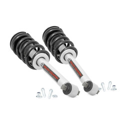 PartzBiz HD RT-500032 - Rough Country 500032 7.5" Lifted Struts 07-13 Chevy GMC Tahoe Yukon Suspension Suburban Silverado Sierra Avalanche 1500 4wd 2wd 4x4 rwd Best new Shock Coil Upgrade Replacement offroad truck