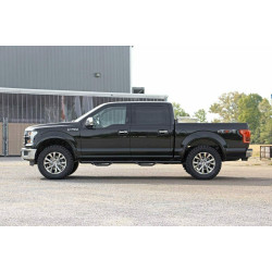 PartzBiz HD RT-569 - Rough Country 569 Front 2" Billet Leveling Lift Kit 2014-Up Ford F150 Suspension 4x4 4wd 2wd rwd Best new upgrade lift xlt sl fx4 king ranch lariat offroad Front shock spring spacers pucks
