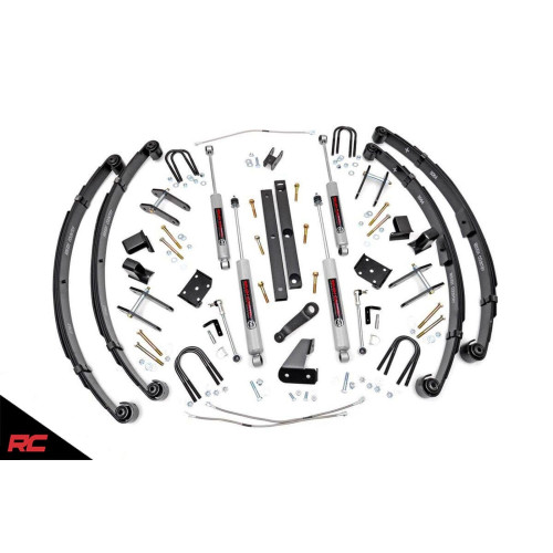 PartzBiz HD: 4404622-Rough Country 617.20 X-Series 4.5" Lift Kit for 87-95 Jeep Wrangler YJ 4WD Suspension Lift Lifted Bump Steer Absorber Damper Best New Upgrade Kit System Suspension 4x4 Offroad PartzBiz HD: 4404622-Rough Country 617.20 X-Series 4.5" Lift Kit for 87-95 Jeep Wrangler YJ 4WD Suspension Lift Lifted Bump Steer Absorber Damper Best New Upgrade Kit System Suspension 4x4 Offroad