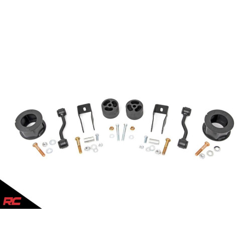 PartzBiz HD: 4404585-Rough Country 63400 2.5" Leveling Kit for 2019-Up Jeep Gladiator JT Suspension 4-door 4wd 4x4 best new upgrade suspension unlimited sport rubicon sahara