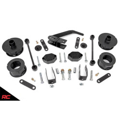 PartzBiz HD RT-635 - Rough Country 635 Series II 2.5" Suspension Lift Kit for 07-18 Jeep Wrangler JK Best New Suspension Lift Kit Upgrade Offroad Custom Unlimited Sport Rubicon Moab Sahara 2 4 Door 4x4 4wd 2wd Front Axle
