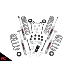 PartzBiz HD RT-642.20 - Rough Country 642.20  3.25" Lift Kit w/ N3 Shocks for 1997-2002 Jeep Wrangler TJ 4WD 4.0L 6 Cylinder 2.5L 4 Cylinder 4wd 4x4 Best New Suspension Upgrade Offroad System Rubicon Sahara Sport SE