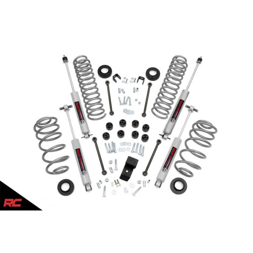 PartzBiz HD: 4404589-Rough Country 642.20 3.25" Lift Kit w/ N3 Shocks for 1997-2002 Jeep Wrangler TJ 4WD 4.0L 6 Cylinder 2.5L 4 Cylinder 4wd 4x4 Best New Suspension Upgrade Offroad System Rubicon Sahara Sport SE PartzBiz HD: 4404589-Rough Country 642.20 3.25" Lift Kit w/ N3 Shocks for 1997-2002 Jeep Wrangler TJ 4WD 4.0L 6 Cylinder 2.5L 4 Cylinder 4wd 4x4 Best New Suspension Upgrade Offroad System Rubicon Sahara Sport SE