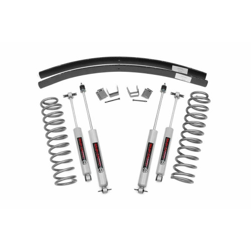 PartzBiz HD: 4404598-หยาบประเทศ 670N2 3 Lift Kit สำหรับ 1984-2001 Jeep Cherokee XJ N3 Shocks เพิ่ม Leaf ยกที่ดีที่สุดใหม่ Suspension อัพเกรด Springs Offroad \ PartzBiz HD: 4404598-หยาบประเทศ 670N2 3 Lift Kit สำหรับ 1984-2001 Jeep Cherokee XJ N3 Shocks เพิ่ม Leaf ยกที่ดีที่สุดใหม่ Suspension อัพเกรด Springs Offroad \