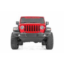 PartzBiz HD RT-67700 - Rough Country 67700 2.5" Lift Kit for 2018-Up Jeep Wrangler JL 4WD Suspension Rubicon Sahara Sport Unlimited 4 door 2 door Lifted shock spring spacers best new upgrade replacement custom 2020 