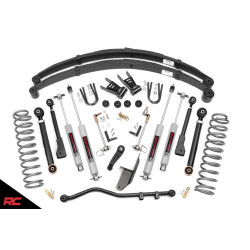 PartzBiz HD RT-69620 - Rough Country 69620 6.5" Lift Kit w/ N3 Shocks for 1984-2001 Jeep Cherokee XJ 4WD Sport Overland Limited Laredo Suspension Upgrade Replacement Best New Springs Coils Control Arms. PartzBiz HD RT-69620 - Rough Country 69620 6.5" Lift Kit w/ N3 Shocks for 1984-2001 Jeep Cherokee XJ 4WD Sport Overland Limited Laredo Suspension Upgrade Replacement Best New Springs Coils Control Arms.