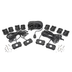 PartzBiz HD RT-70980 - Rough Country 70980 ไฟ LED Rock ภายใน Fender Wheel Well Pods Kit (น้ำท่วม) รถจี๊ป wrangler cj yj tj jk jl Gladiator jt grand cherokee xj zj wj wk wk2 offroad toyota tacoma บาร์สีขาวสว่าง bar pods w/สายไฟ aux beam PartzBiz HD RT-70980 - Rough Country 70980 ไฟ LED Rock ภายใน Fender Wheel Well Pods Kit (น้ำท่วม) รถจี๊ป wrangler cj yj tj jk jl Gladiator jt grand cherokee xj zj wj wk wk2 offroad toyota tacoma บาร์สีขาวสว่าง bar pods w/สายไฟ aux beam