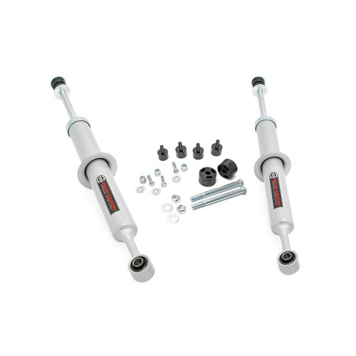 PartzBiz HD: 4404542-Rough Country 87031 3.0" Suspension Leveling Lift Kit 2007-Up Toyota Tundra 4WD platinum limited sr sr5 best new performance upgrade suspension strut spring shock spacer Front 4x4 