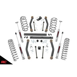 PartzBiz HD RT-90630 - Rough Country 90630 4" Lift Kit w/ N3 Shocks for 1997-2002 Jeep Wrangler TJ 4WD 4.0L 6 Cylinder 2.5L 4 Cylinder 4wd 4x4 Best New Suspension Upgrade Offroad System Rubicon Sahara Sport SE PartzBiz HD RT-90630 - Rough Country 90630 4" Lift Kit w/ N3 Shocks for 1997-2002 Jeep Wrangler TJ 4WD 4.0L 6 Cylinder 2.5L 4 Cylinder 4wd 4x4 Best New Suspension Upgrade Offroad System Rubicon Sahara Sport SE