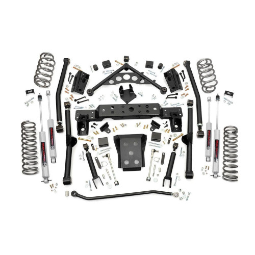 PartzBiz HD: 4404553-Rough Country 90820 4.0" Long Arm Lift Kit for 1999-2004 Jeep Grand Cherokee WJ 4WD Lift Best New Suspension Steering Upgrade Laredo Limited 4.0 4.7 Lift Kit PartzBiz HD: 4404553-Rough Country 90820 4.0" Long Arm Lift Kit for 1999-2004 Jeep Grand Cherokee WJ 4WD Lift Best New Suspension Steering Upgrade Laredo Limited 4.0 4.7 Lift Kit