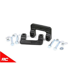 PartzBiz HD RT-1307 - Rough Country Front 2" Leveling Kit 07-19 Silverado Sierra Suburban Tahoe Yukon Lift 2wd 4wd Suspension Upgrade Replacement Brackets Spacers Struts